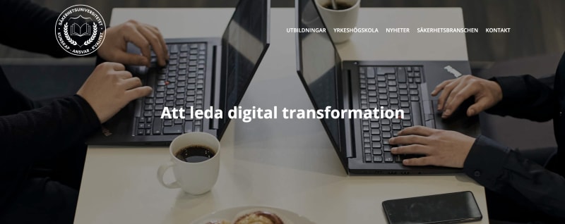 Säkerhetsuniversitetet lanserar idag två utbildningar för Säkerhetsbranschen inom kunskapsområdet Att leda digital transformation
