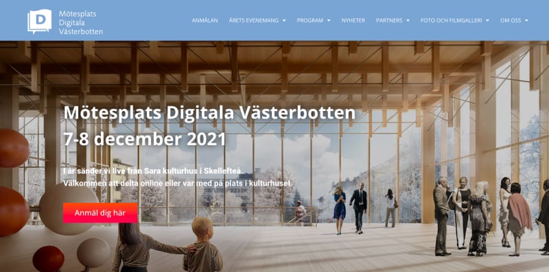 Mötesplats Digitala Västerbotten 7-8 december 2021