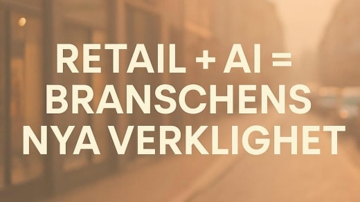 Webbinarium: AI för retailers - från teori till praktik