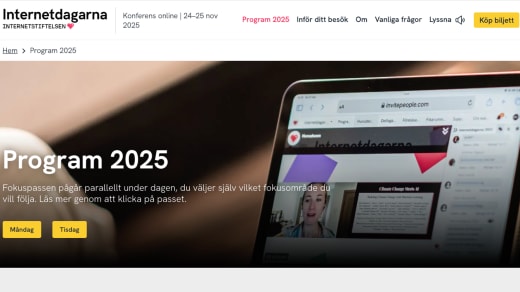 Onlinekonferens: Internetdagarna: AI-spåret 