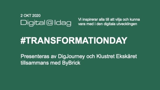 Digital @idag 2020 - "Att vara mänsklig i en digitaliserad värld"