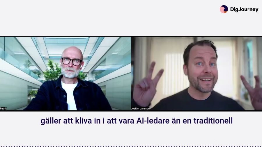 AI och ledarskap med Patrik Hedljung på Scania